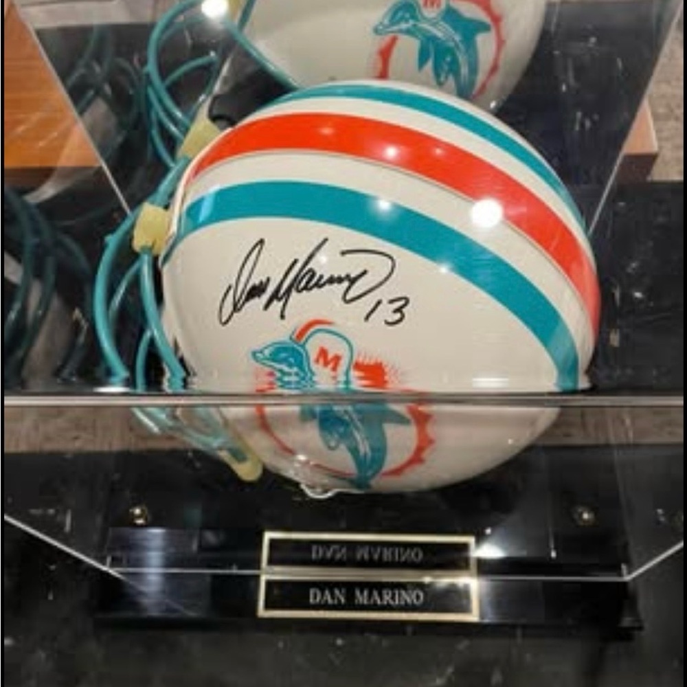 Autographed Miami Dolphins Dan Marino
Autographed Helmet
